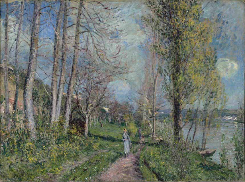 Alfred Sisley Banks of the Seine at By